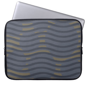 modernistische abstracte meetkundige kunst laptop sleeve
