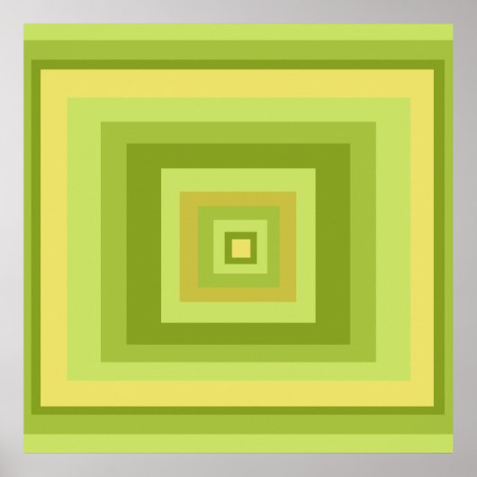 modernistische abstracte meetkundige kunst poster (Voorkant)