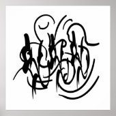 modernistische abstracte meetkundige kunst poster (Voorkant)