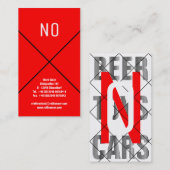 modernistische kaarten visitekaartje (Voorkant / Achterkant)