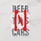 modernistische kaarten visitekaartje (Achterkant)