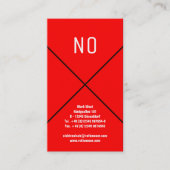 modernistische kaarten visitekaartje (Voorkant)