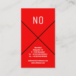 modernistische kaarten visitekaartje