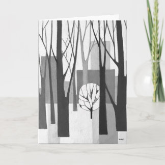 Modernistische Urban Winter Holiday Kaart