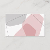 Modernistische vormen visitekaartje (Achterkant)