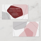 Modernistische vormen visitekaartje (Voorkant / Achterkant)