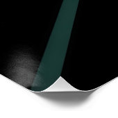 Modernity in Green and Gold Perfect Poster (Hoek)