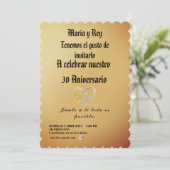 Moderno,dorado Minimalista Celebracion Kaart (Staand voorkant)