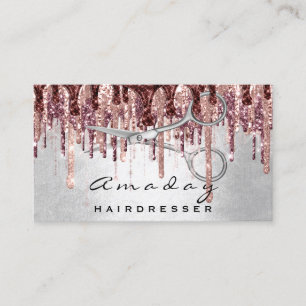 ModernProfessional Hairdresser Scissors Roos Drive Visitekaartje