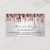 ModernProfessional Hairdresser Scissors Roos Drive Visitekaartje (Achterkant)