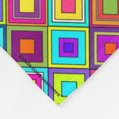 ModernRetro Squares Fleece Blanket (Hoek)