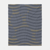 modernste abstracte meetkunde fleece deken (Voorkant)