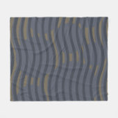modernste abstracte meetkunde fleece deken (Voorkant (Horizontaal))