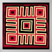 modernste abstracte meetkunde poster (Voorkant)