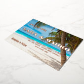 ModernTypografie | Minimale bruiloft Folie Uitnodiging (Gedraaid)