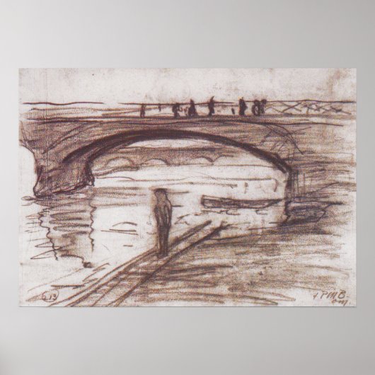 Modersohn-Becker - Bridges in Parijs 1905 Poster (Voorkant)