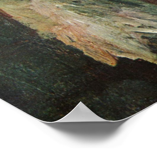 Modersohn-Becker - Drie kinderen met geit Poster (Hoek)