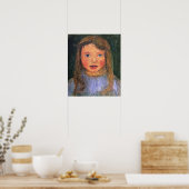 Modersohn-Becker - Hoofd van een klein meisje (Els Poster (Keuken)