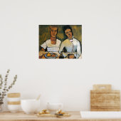 Modersohn-Becker - Lee en zijn zus Hoetger 1907 Poster (Keuken)