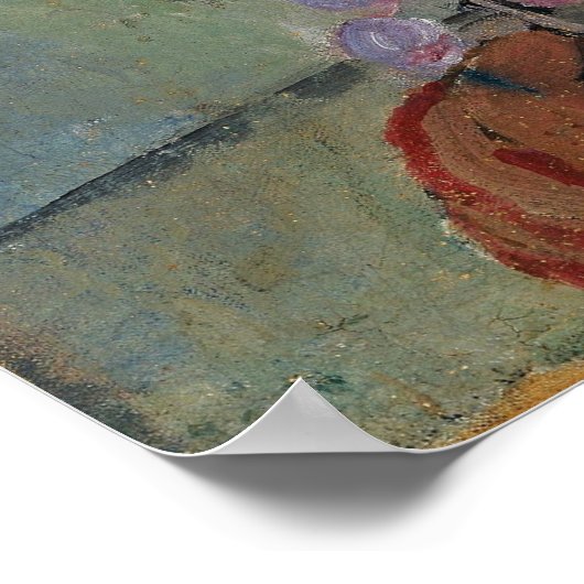 Modersohn-Becker - Lee Hoetger met ventilator 1906 Poster (Hoek)