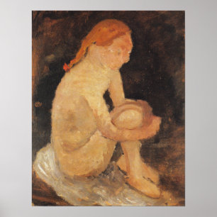 Modersohn-Becker - Meisje 1904 Poster