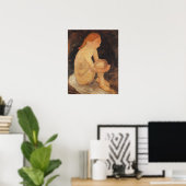 Modersohn-Becker - Meisje 1904 Poster (Thuiskantoor)