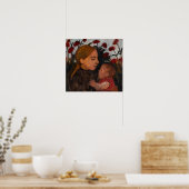 Modersohn-Becker - meisje met kind Poster (Keuken)