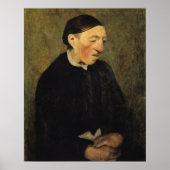 Modersohn-Becker - Oude vrouw met zakdoek Poster (Voorkant)