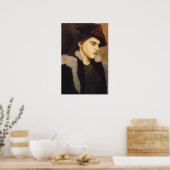 Modersohn-Becker - portret van een jonge vrouw Poster (Keuken)