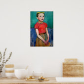 Modersohn-Becker - Portret van Italiaans meisje 19 Poster (Keuken)