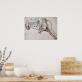 Modersohn-Becker - Reclining Moeder and Child 1906 Poster (Keuken)