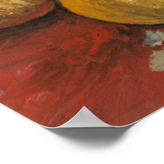 Modersohn-Becker - stil leven met appels en glas Poster (Hoek)