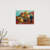 Modersohn-Becker - stil leven met appels en glas Poster (Keuken)