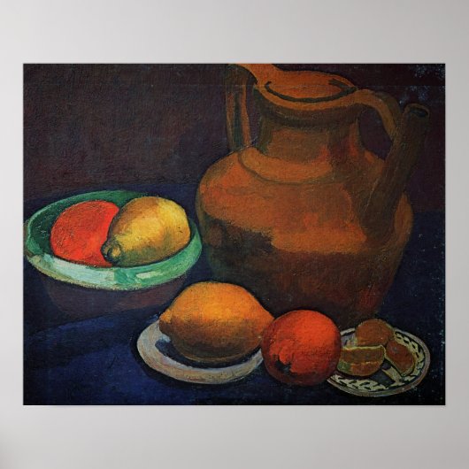 Modersohn-Becker - stil leven met Jug 1907 Poster (Voorkant)