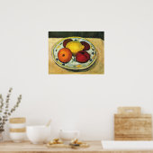 Modersohn-Becker - stilstaand leven met Sinaasappe Poster (Keuken)