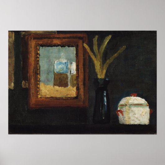 Modersohn-Becker - Suikerpot en hyacint Poster (Voorkant)