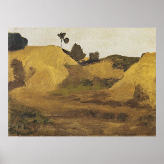 Modersohn-Becker - Zand Pit at Weyersberg 1899 Poster (Voorkant)