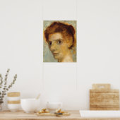 Modersohn-Becker - Zelfportret 1898 Poster (Keuken)