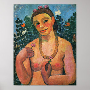 Modersohn-Becker - Zelfportret 1906 Poster