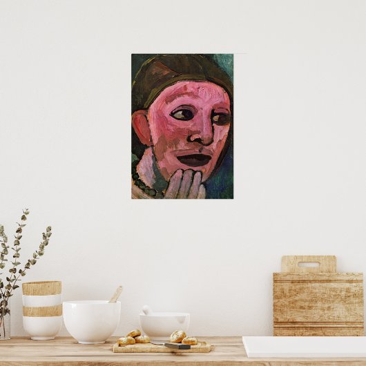 Modersohn-Becker - Zelfportret 1907 Poster (Keuken)