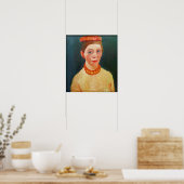 Modersohn-Becker - Zelfportret met rode Poster (Keuken)