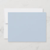 Modert Mocha Mousse Monogram Stof Blauw Notitiekaartje (Achterkant)