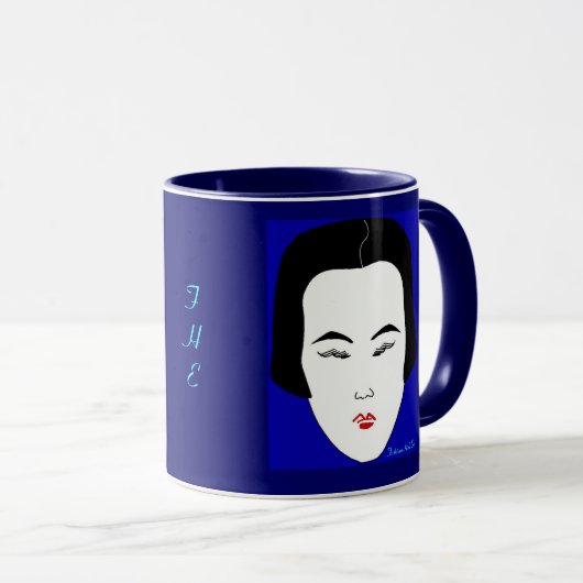 Modes - Dagelijkse ongebluste gezichtsvorm Mok (Voorkant rechts)