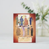  Modes in de herfstjazztijd Briefkaart (Staand voorkant)