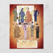  Modes in de herfstjazztijd Briefkaart (Voorkant)