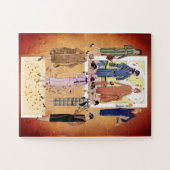 Modes in de herfstjazztijd Legpuzzel (Horizontaal)
