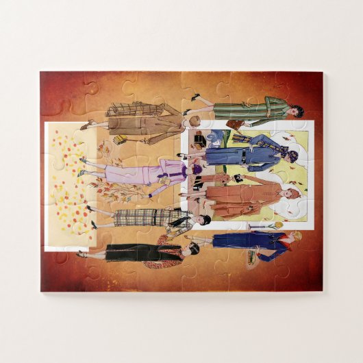  Modes in de herfstjazztijd Legpuzzel (Horizontaal)