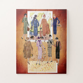 Modes in de herfstjazztijd Legpuzzel