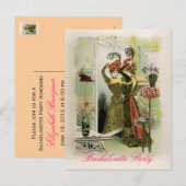 Modes Parijs - Briefkaart / Uitnodigingen / RSVP # (Voorkant / Achterkant)