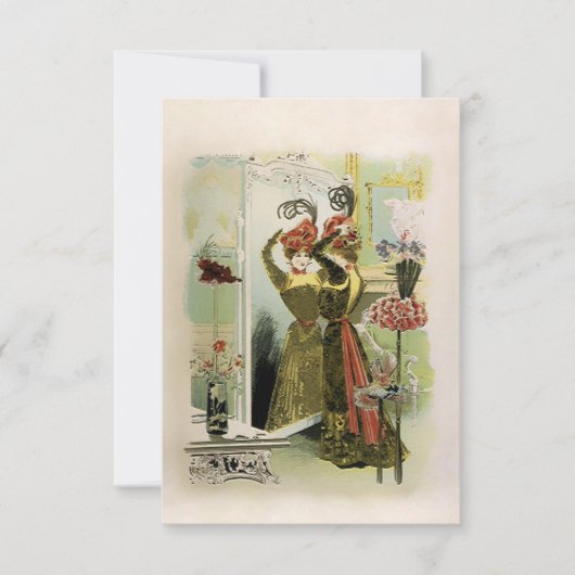 Modes Parijs - Uitnodigingen / RSVP #18 (Voorkant)